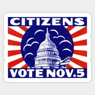 Citizens Vote Sticker